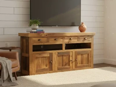 Barnwood TV Stand 5'