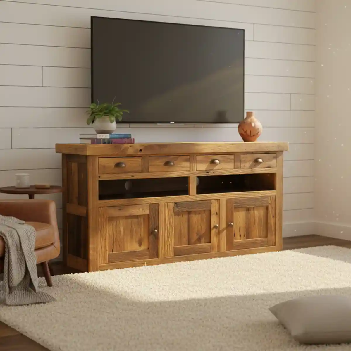 Barnwood TV Stand 5'