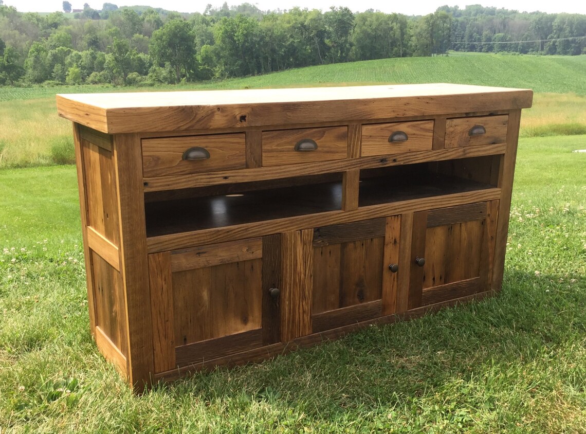 Barnwood TV Stand 5' - Image 4